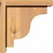 Ekena Millwork Newport Smooth Corbel w/Backplate, Western Red Cedar, 5 1/2"W x 10"D x 10"H COR06X10X10NEW01SWR - alternate 4